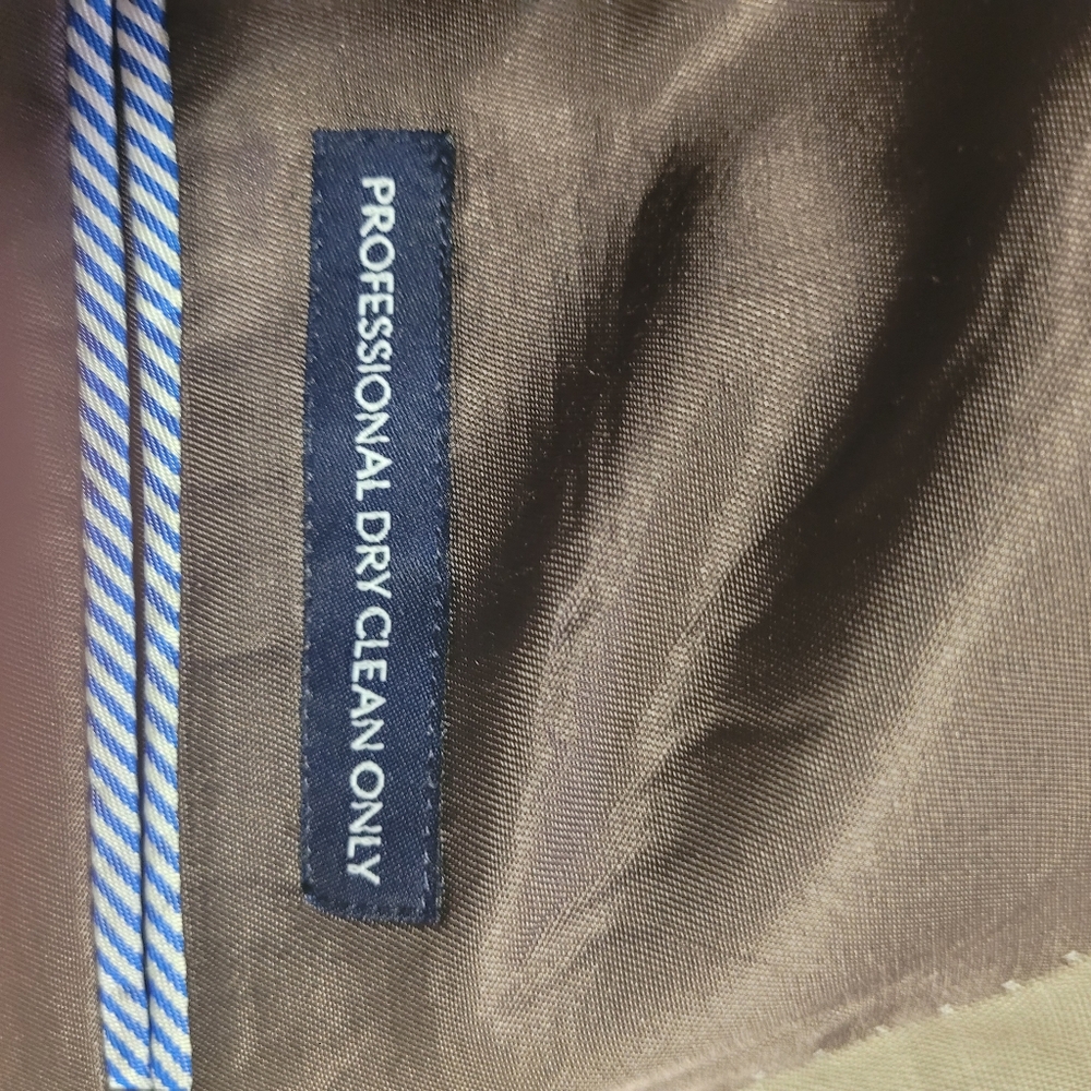 EUC Tommy Hilfiger Tan Sports Coat Blazer 100% Wool - Picture 3 of 8